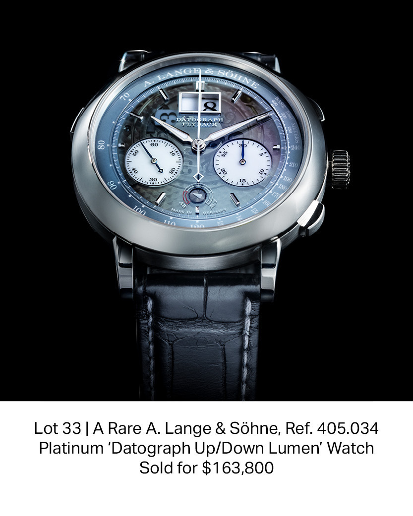 A. Lange & Sohne Datograph Up/Down Platinum ‘Lumen’