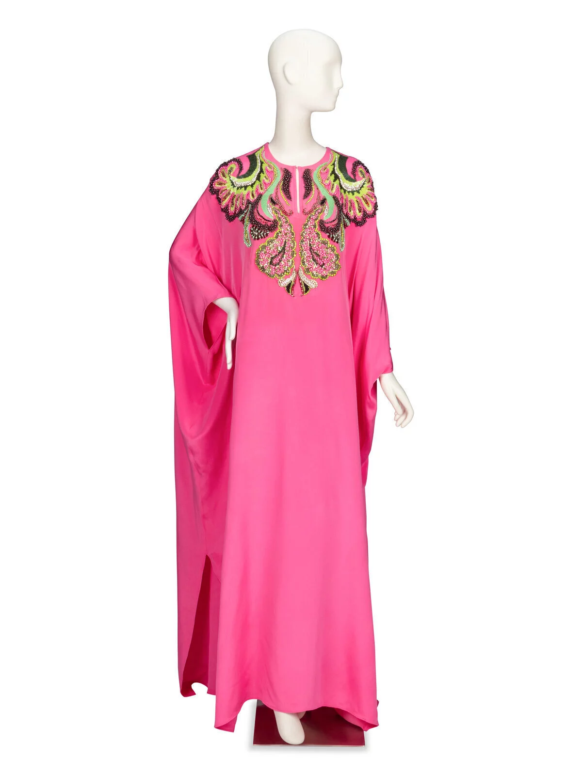 TO BE OFFERED NOVEMBER 18, CHICAGO Emilio Pucci, Pink Heavily Beaded Kaftan $400-600