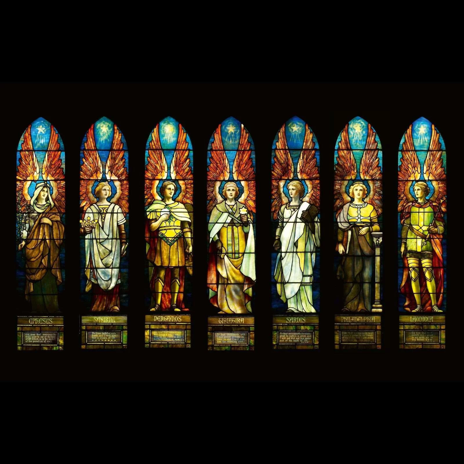 Angels Representing Seven Churches: A Rediscovered Set of Windows by Tiffany Studios