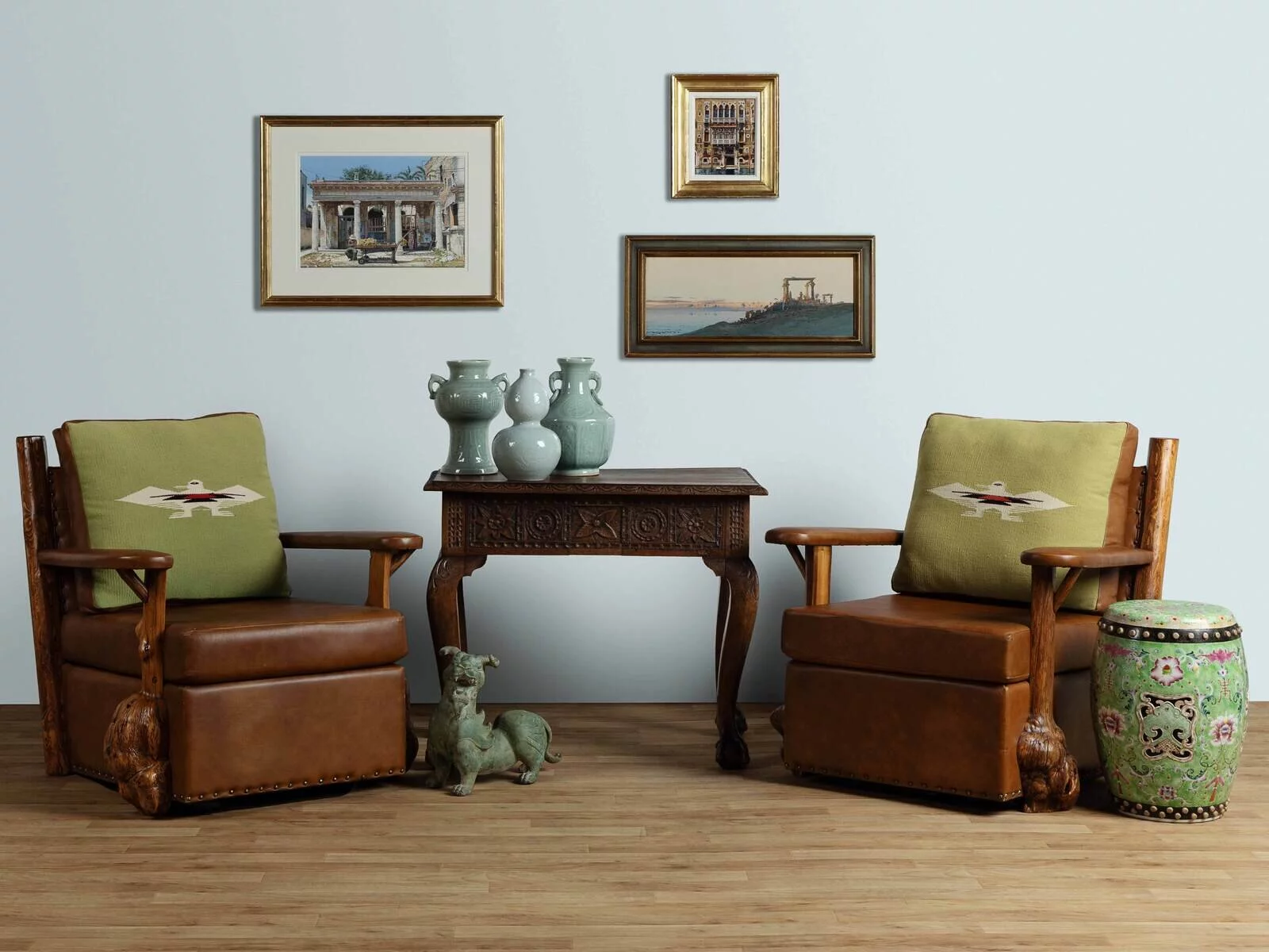 Interiors: Featuring Asian Works of Art and Mountain Décor