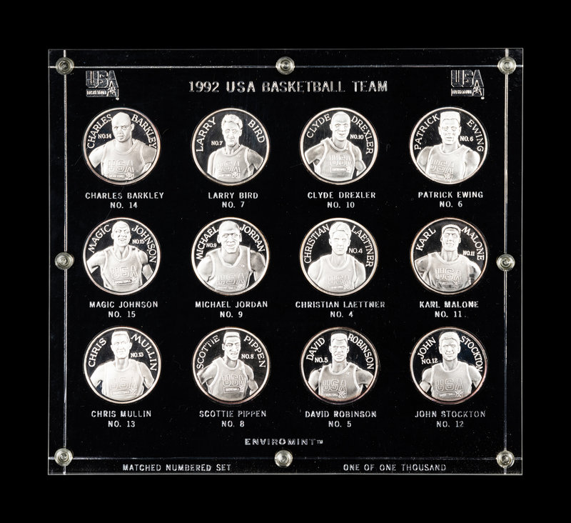 A Matched Number Set of 1992 United States Olympic Basketball
