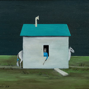 Untitled (Stallion and Shed)