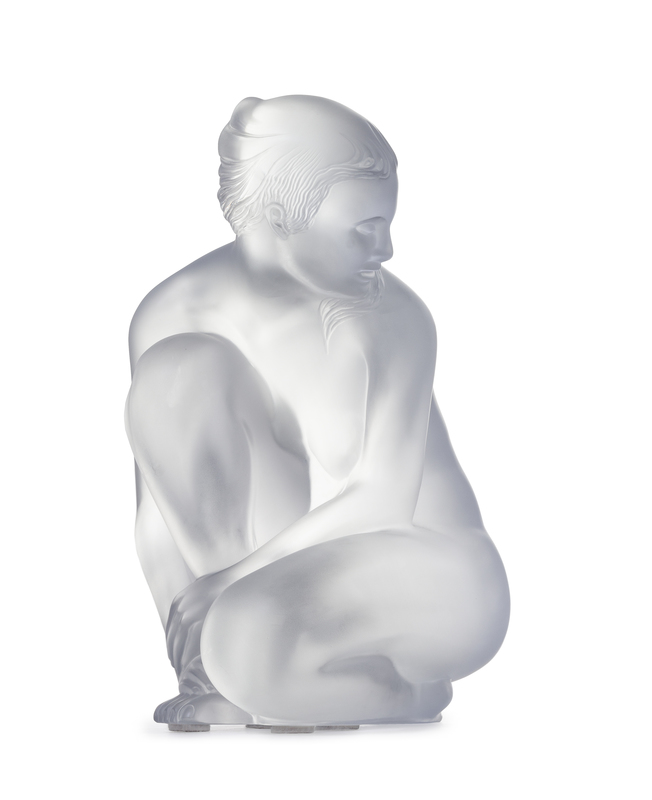 Lalique, a limited edition molded and frosted glass Grand