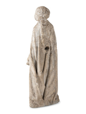 A French Limestone Figure of the Foolish Virgin Lot 106