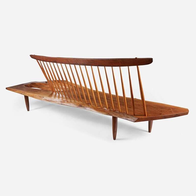 Walnut Object 検)e Nakashima George Nakashima Exceptional English Walnut 