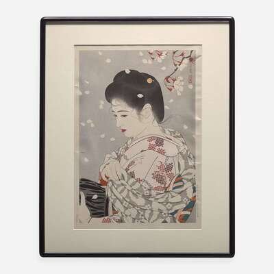 葛飾北斎による浮世絵「Memorial Anniversary (Shûnen), from