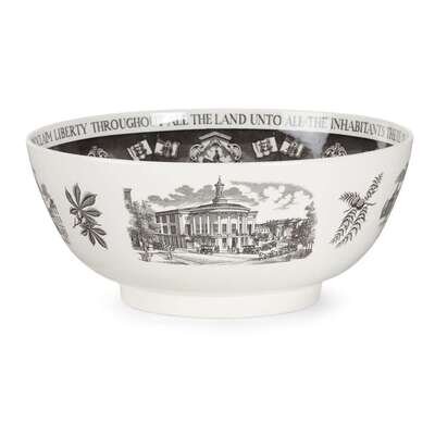 Philadelphia Bicentennial Ceramic Bowl Wedgwood For Bailey Banks 