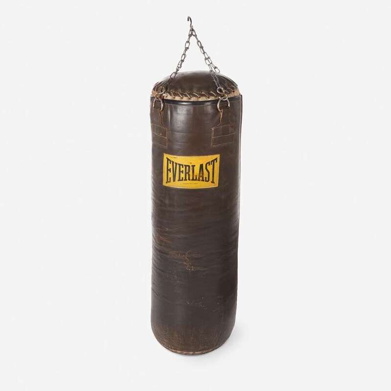 Everlast leather heavy bag on sale