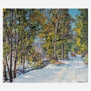 Edward Willis Redfield (American, 1869–1965) Abandoned Road