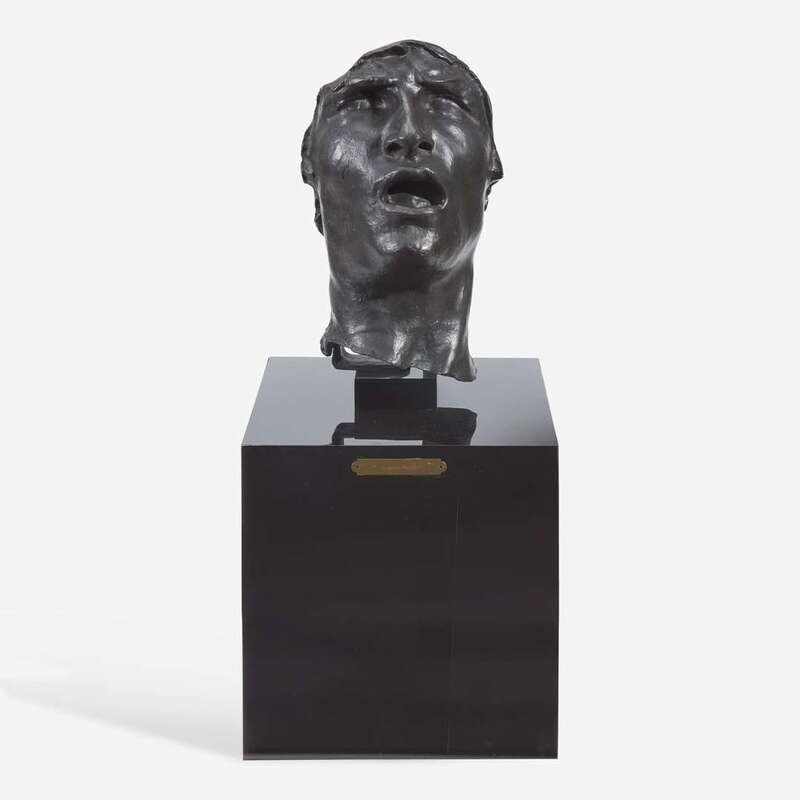 After Auguste Rodin (French, 1840-1917) Mask of Sorrow Lot 3