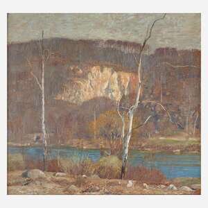 Daniel Garber (American, 1880–1958) Blue and Gold