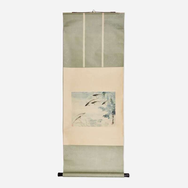 Wang Yachen 汪亚尘 鱼图 (Chinese b.1894-d.1983) Lot 48