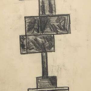 David Smith (American, 1906-1965) - Cubi Study (Study for