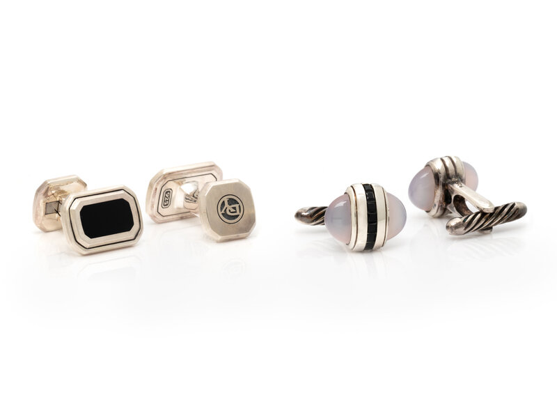COLLECTION OF DAVID YURMAN CUFFLINKS Lot 283