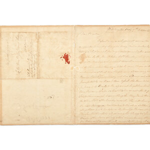 [American Revolution] Clinton, George. Autograph Letter, signed