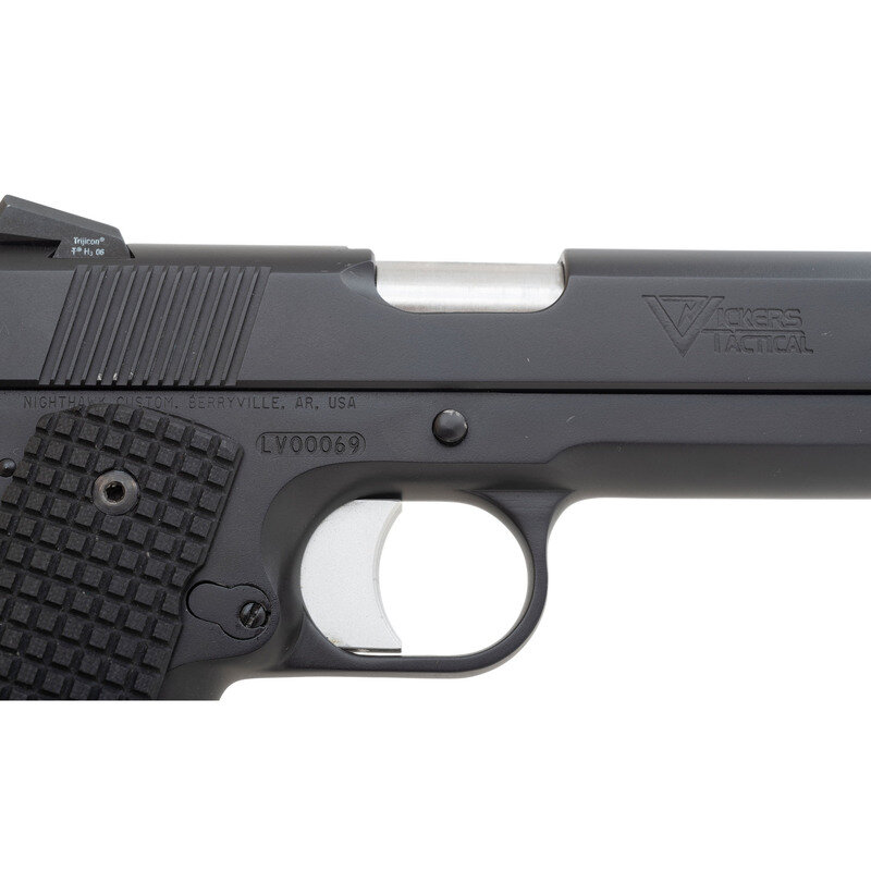 Nighthawk Custom Vickers Tactical Model 1911 Pistol with Bag and 5
