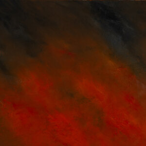 Forest Fire Painting #75, c. 1984 (triptych)