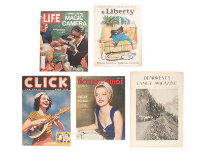 [PERIODICALS.] Magazines and ephemera related to photography and ...