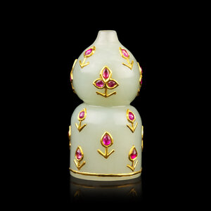 A Large Chinese Blue and White Porcelain Hu Vase, 20th Century