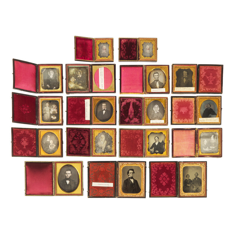 [Early Photography] Collection of 17 Assorted Photographs, All ...